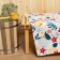 Bath sheet "Flower Field" 150x180 ± 5 cm, 100% cotton, waffle canvas, 160 g/m2