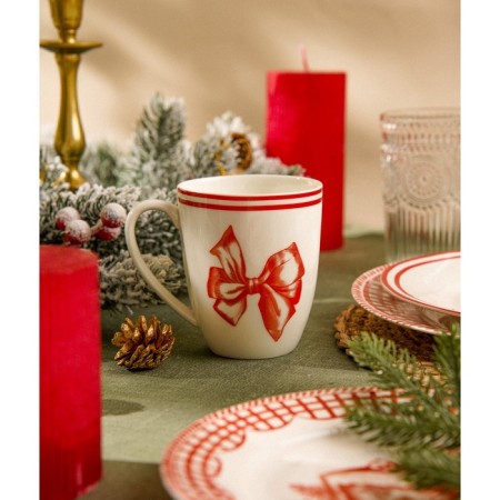 New Year's circle SL Home "Great Time", 400 ml, 9 × 10 cm, porcelain, white-5