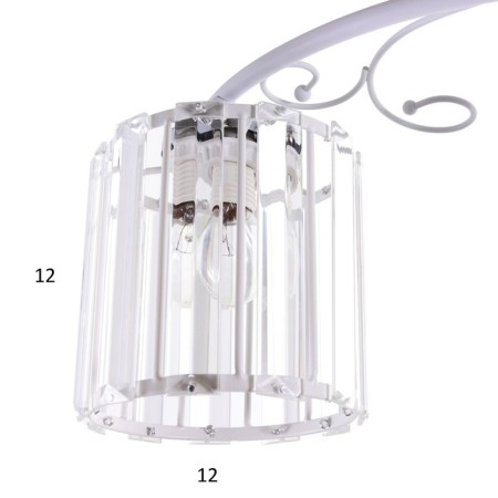 Chandelier 91286/2 E27 40W white-chrom 46x15x25 cm Bayerlux-5