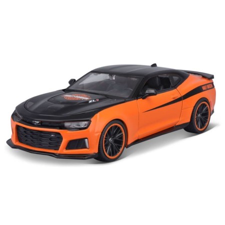 MASTO DIE-CAST Harley-Davidson 2017 Camaro ZL1, 1:24, Black-Orange color