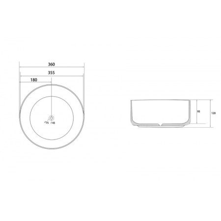 ABBER Bequem AC2108RREGEN, Falled, 360x360x120 mm, chameleon, matte-3