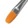Synthetic brush oval ZHK "Sonnet" No. 12 (12 mm), a short handle is saturated with varnish