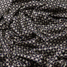 Payer satin fabric, width 150 cm, dark blue color