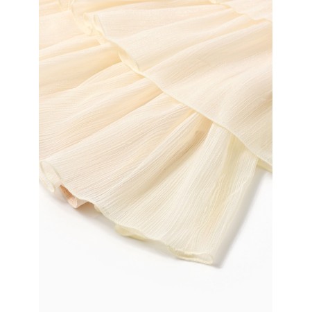 Платье для девочки MINAKU: PartyDress, цвет молочный, рост 116 см-1