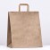 Paper package, flat handle of Kraft 32 x 20 x 38 cm, 90 g/m²