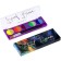 Aquagram for the face and body, glows from ultraviolet radiation, brush, 10 colors