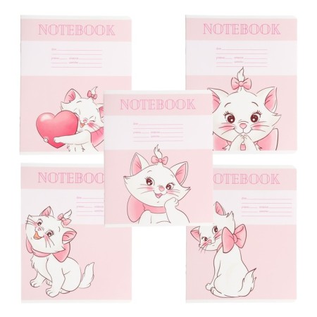Notebook in a cage 18 sheets, 5 types of mix, cover coated cardboard, cats aristocrats-7