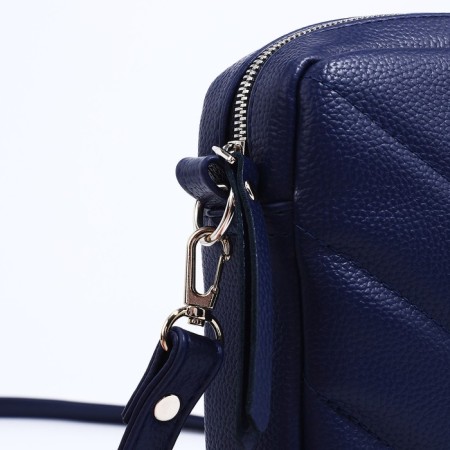 Richet Cross-Boda Bag, external pocket, blue color-4