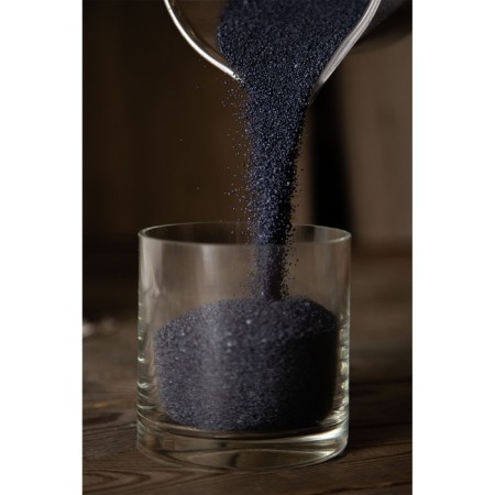 Candle in granules, color graphite "Roscandles", 300 g + wick-3