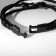Male “Double” helm bracelet, black color with ferrous metal, 21 cm
