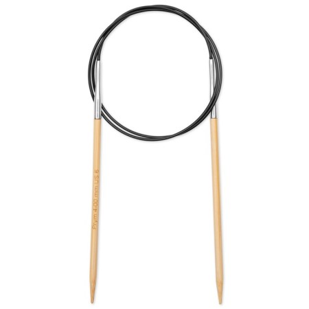 Circular knitting needles, bamboo, 4.0 mm/80cm, 1 pcs-1