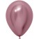 Latex ball 12 "Reflex, pink, chrome, set of 50 pcs.