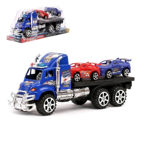 Truck inertial "Avtobos" with two machines, MIX color
