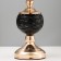 Limma table lamp E27 40W Black Gold 26x26x43cm