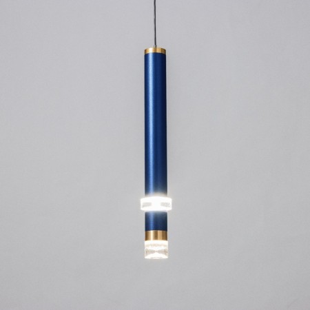Suspension lamp "Regent" LED 5W 4000K Blue 3.3x3.3x30-130cm
