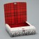 Box a gift New Year's folding double -sided "heat and comfort", 20 x 18 x 5 cm, new year