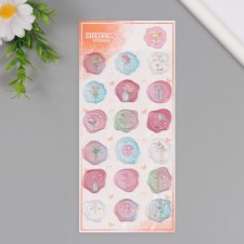 Stickers for creativity plastic 