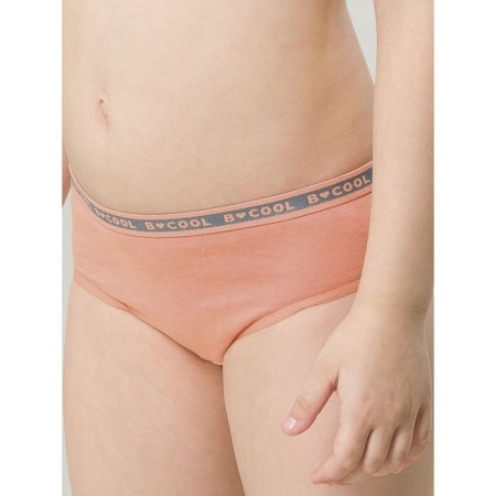 Panties for girls, height 98 cm, color light gray, peach, emerald, 3 pcs-3