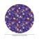 Tables on the table "Samain", round, oxford, elastic band, size 120x120 cm, diameter 75-100 cm