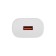 The BYZ U40, 1 USB, 18 W, 5 A, USB cable - Type -C, 1 m, pd, white