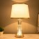 Lumier table lamp E27 40W gold 25x25x42 cm Risalux