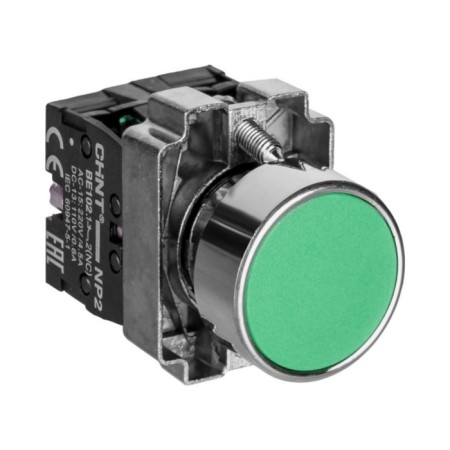 CHINT 574842 NP2-BA31 control button, without backlight, IP40, green color