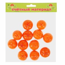 Mandarins account set, 12 pcs., Mandarin 3.2 × 2 cm