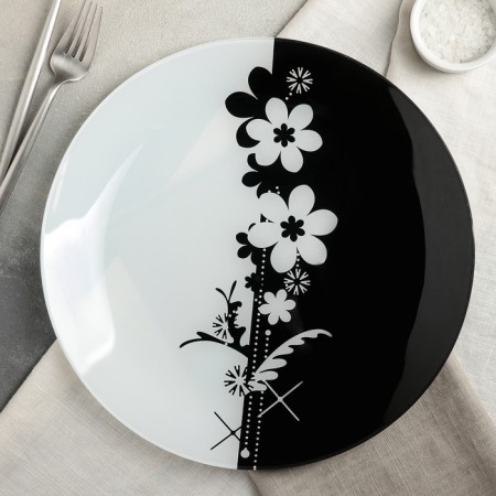 Dining Service for 6 persons “Chamomile”, 7 objects: D = 30 cm - 1 pc, D = 20 cm - 6 pcs-3