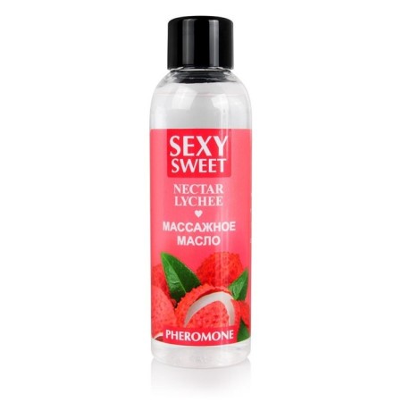 Massage oil SEXY Sweet Nectar Lychee, with pheromones, 75 ml