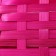 A set of wicker baskets, D19x9/32 cm, d22x9.5/34 cm, d25x10/36 cm, 3pcs, pink, bamboo