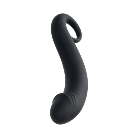 Anal stimulator Pleasure Dorado, waterproof, silicone, black, 18 cm, 3.5 cm-5