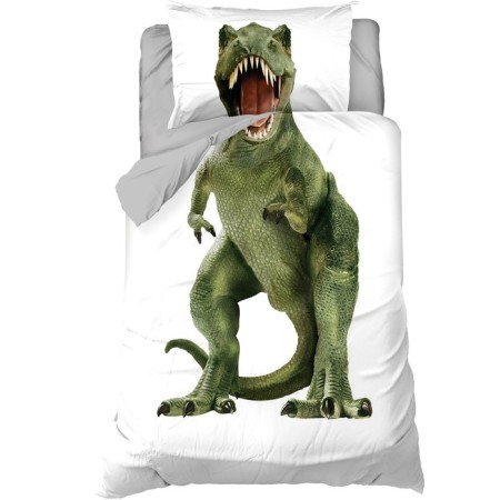 Bed linen "Ethel" 1.5 joint venture Green Dino 143x215 cm, 150x214 cm, 50x70 cm -1 pcs