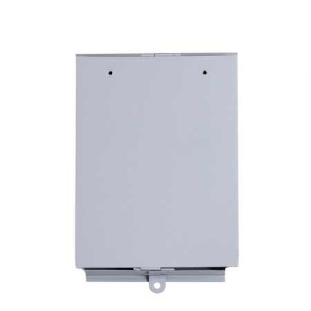 Mail box without a lock (with a loop), vertical, "mail", gray-9