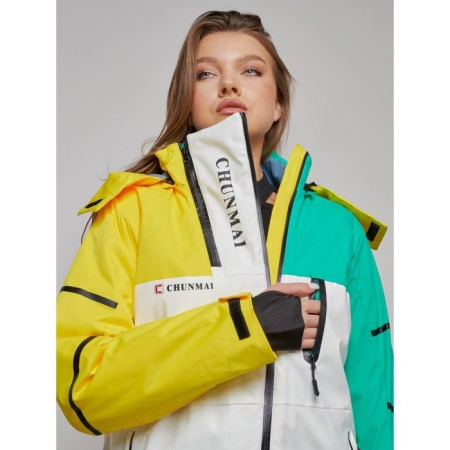 Ski costume is female, size 48, yellow color-10