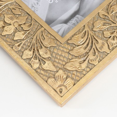 Photo frame Polystone 10x15 cm "Fairytale flowers. FISTING" Gold 23x18.5 cm-2