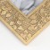Photo frame Polystone 10x15 cm "Fairytale flowers. FISTING" Gold 23x18.5 cm