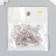 Beads for creativity Plastic "Busin hat" set 50 pcs Transparent 0.4x1x1 cm