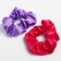 Satin hair elastic band, 2 pieces, vinx