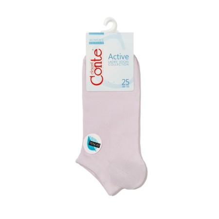 Nosks short women's Conte Elegant Active, size 25, light pink color-2
