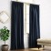 Set of curtains "Kim", size 200 x 270 cm - 2 pcs, blue