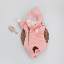 Комбинезон детский KinDerLitto «Карамелле-1», рост 68-74 см, цвет цветочный розовый