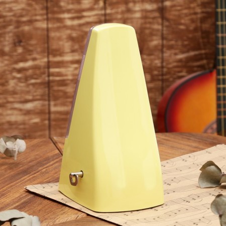 Mechanical GLEAM metronone, yellow, 40-408 beats per minute, 21 x 10 x 12 cm,-5