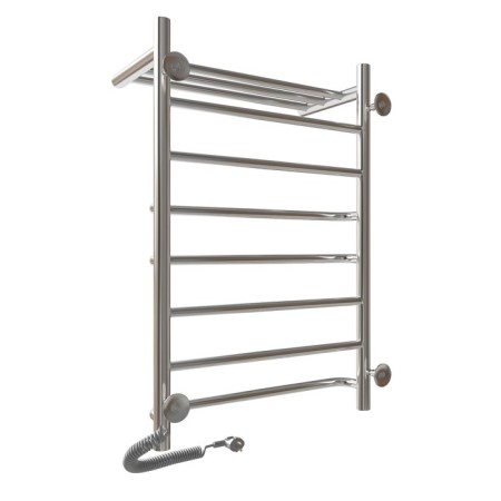 Electric towel "Sanprise" Euromix P8, 500x800 mm, with a shelf, right, chrome-5