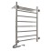 Electric towel "Sanprise" Euromix P8, 500x800 mm, with a shelf, right, chrome