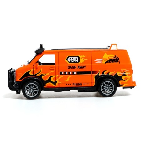 Metal machine "Flame", 1:32, inertia, mix-1