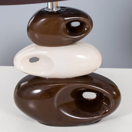 Lamp "desire" brown-white 1x25W E14 12.5x19.5x31 cm Risalux-5