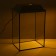 Aquarium "Column" with a lid, 36 liters, 32 x 25 x 45/50.5 cm, bleached oak