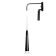 Bra "CLUO" LED 8+5W 3000-6000K black 15x15x30cm