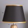 Table lamp "Angel" 1x40W E14 black/gold 22x22x38cm