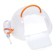 Carrier carrier carrier with a house, shelf, drinker, 29x23x23 cm, yellow